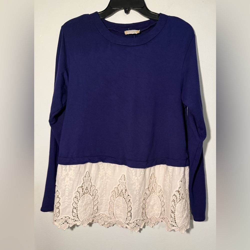 Altar'd State Tunic with Lace Hem